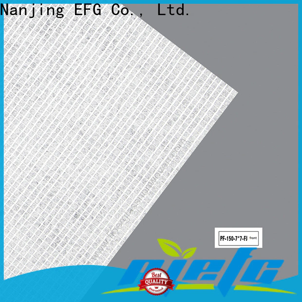 EFG high quality reinforced polyester mat company for application of PVC floor frame