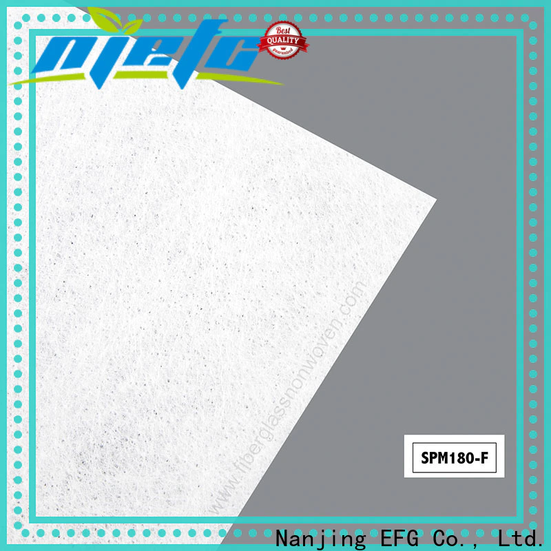 EFG hot-sale polyester materiál manufacturer for application of FRP surface treatment