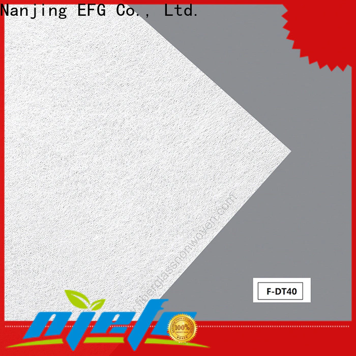 customized fiberglass surface tissue from China for application of filtration