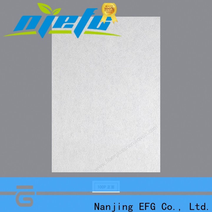 EFG new fiberglass composite materials factory for application of FRP surface treatment