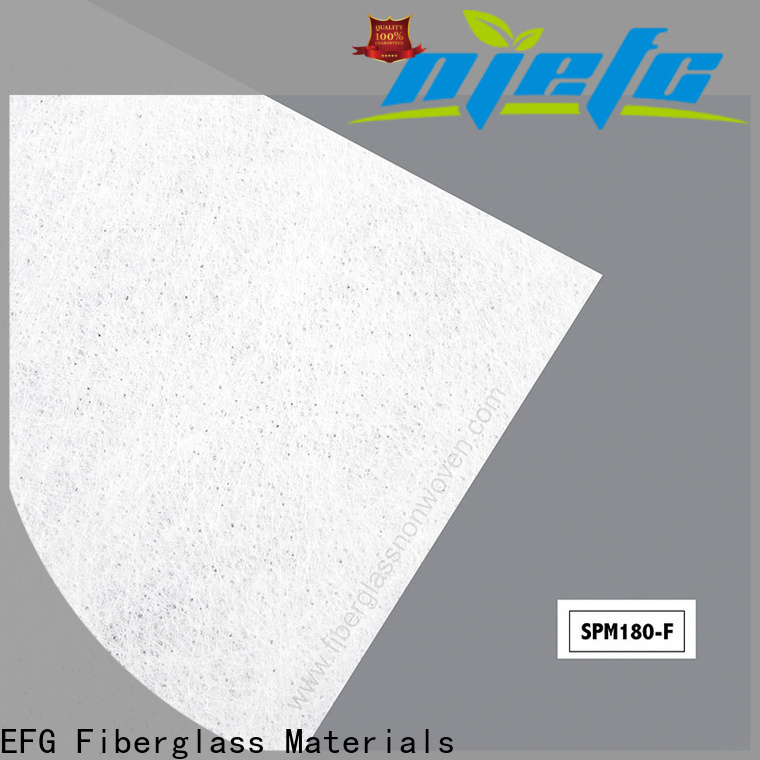 EFG mat polyester supplier for application of acoustic