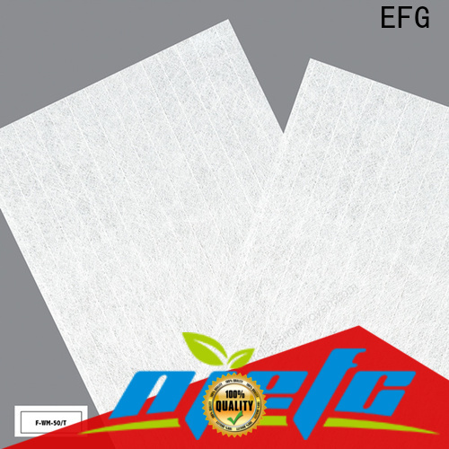 EFG best voile de verre series for application of filtration