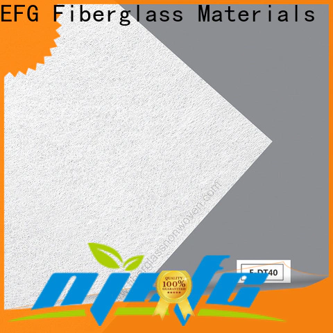 EFG eco-friendly fiberglass tissue supply for application of carpet frame