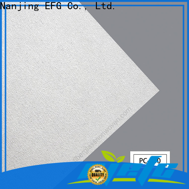 EFG surface mat manufacturer for gypsumb board