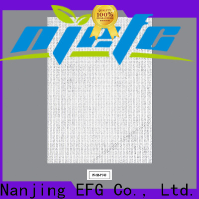 EFG polyester materiál factory for application of PVC floor frame