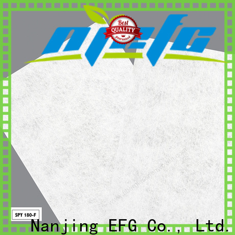 EFG spunbond polyester supplier for application of carpet frame