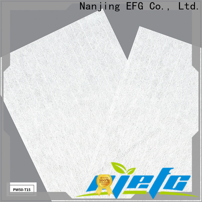 EFG best fiberglass filter material best supplier bulk production
