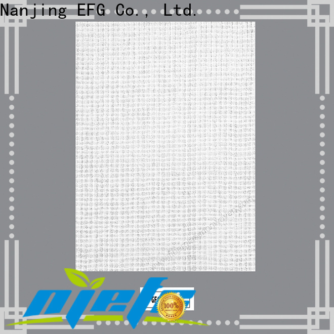 EFG hot-sale fiberglass cloth mat supplier for application of FRP surface treatment