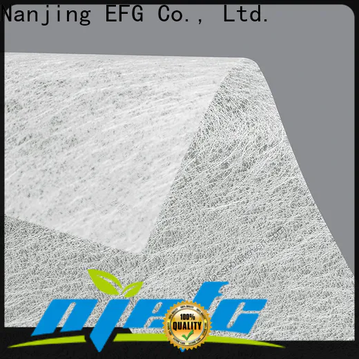 EFG spunbond nonwoven supplier for application of carpet frame