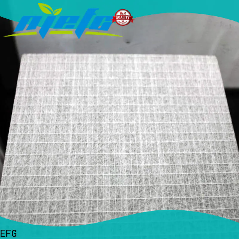 EFG hot-sale fiberglass mat cloth factory direct supply for application of wall decoration