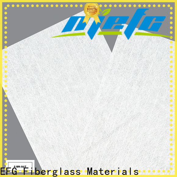 EFG fibreglass matting distributor for different industries