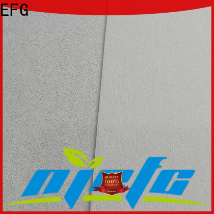 EFG fiberglass filter material supply for application of acoustic