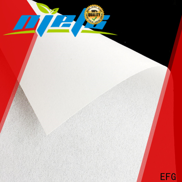 EFG polyester cloth suppliers for application of filtration