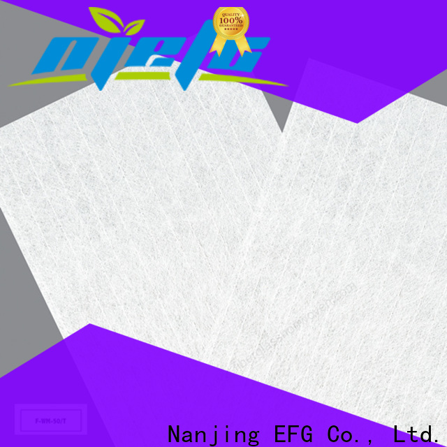 EFG reinforced mat supplier for gypsumb board