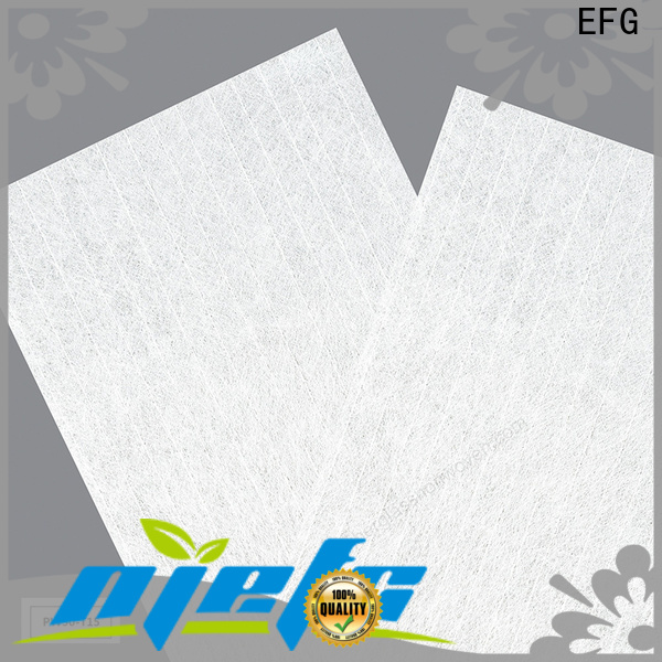 EFG fiberglass tissue factory for application of acoustic