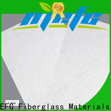 EFG eco-friendly fiberglass surface tissue with good price for application of filtration