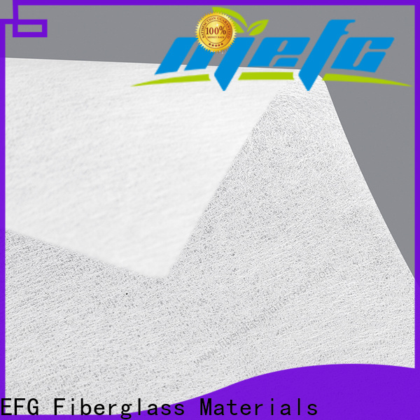 EFG fiberglass tissue paper directly sale bulk production