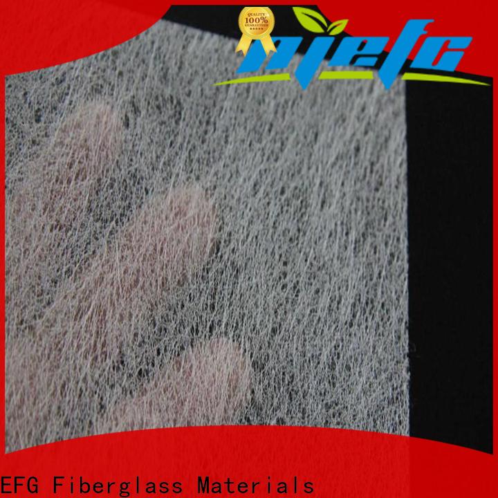 EFG fiberglass tissue paper factory for application of carpet frame