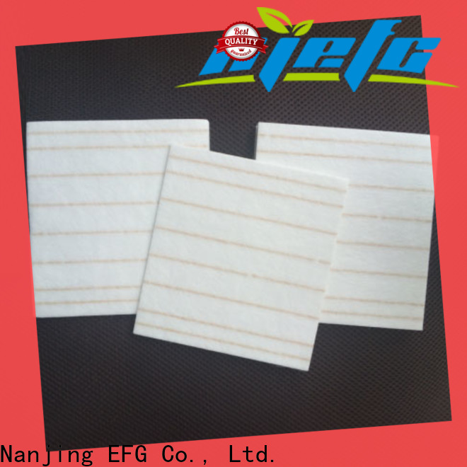 EFG cost-effective fiberglass tissue supply for application of carpet frame