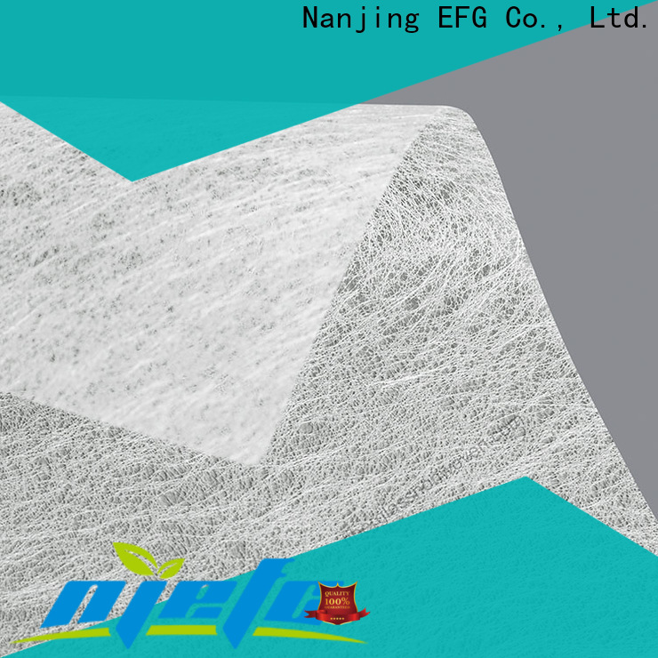 EFG polyester spunbond nonwoven best supplier for application of filtration