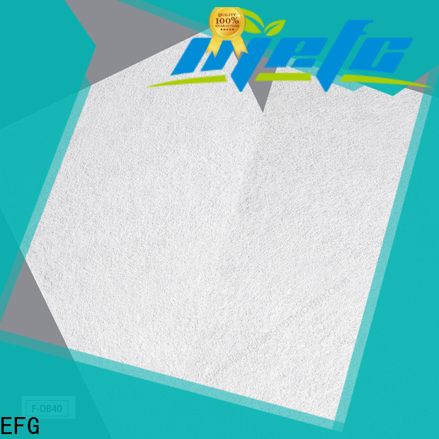 EFG hot selling fiberglass surface tissue factory direct supply for application of carpet frame