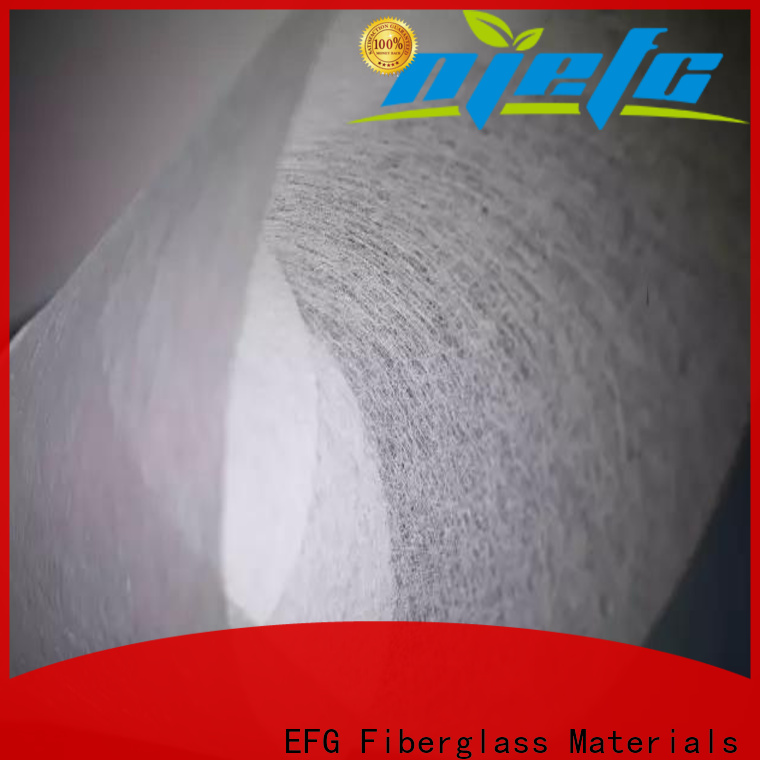 EFG fibreglass matting supplies directly sale for application of FRP surface treatment