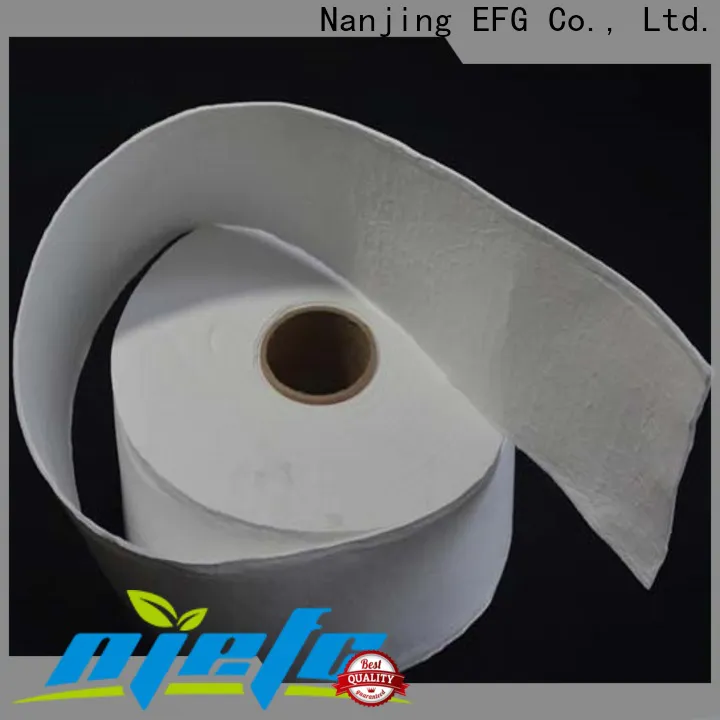 EFG customized fiberglass tissue paper series for application of filtration
