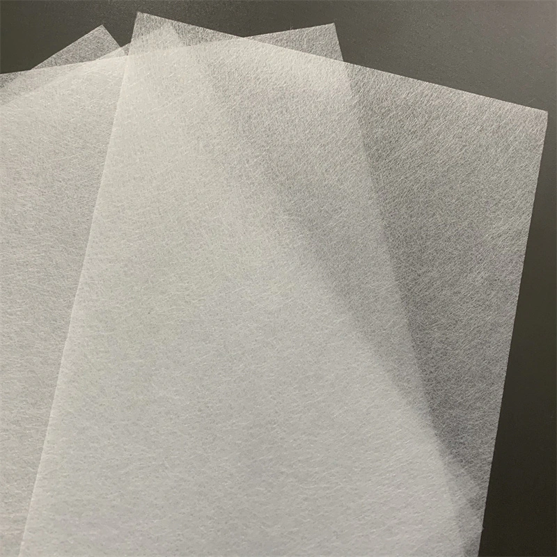 Fiberglass wallpaper tissue