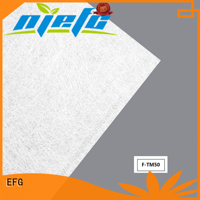 EFG fiberglass veil factory direct supply for application of wall decoration