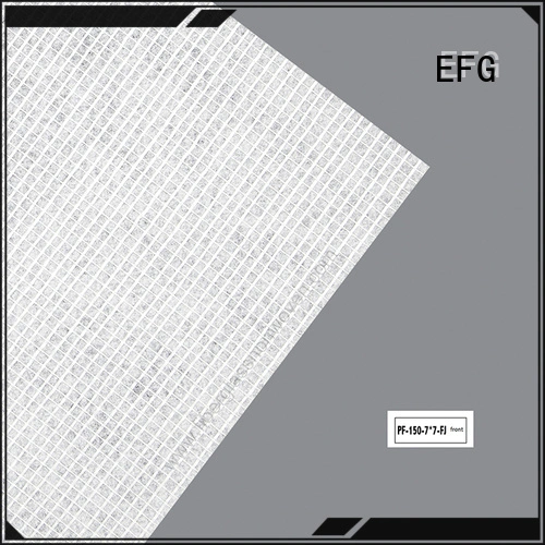EFG top quality polyester materiál manufacturer for application of acoustic