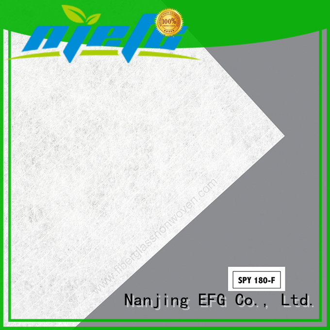 EFG top quality spunbond polyester series for filtration