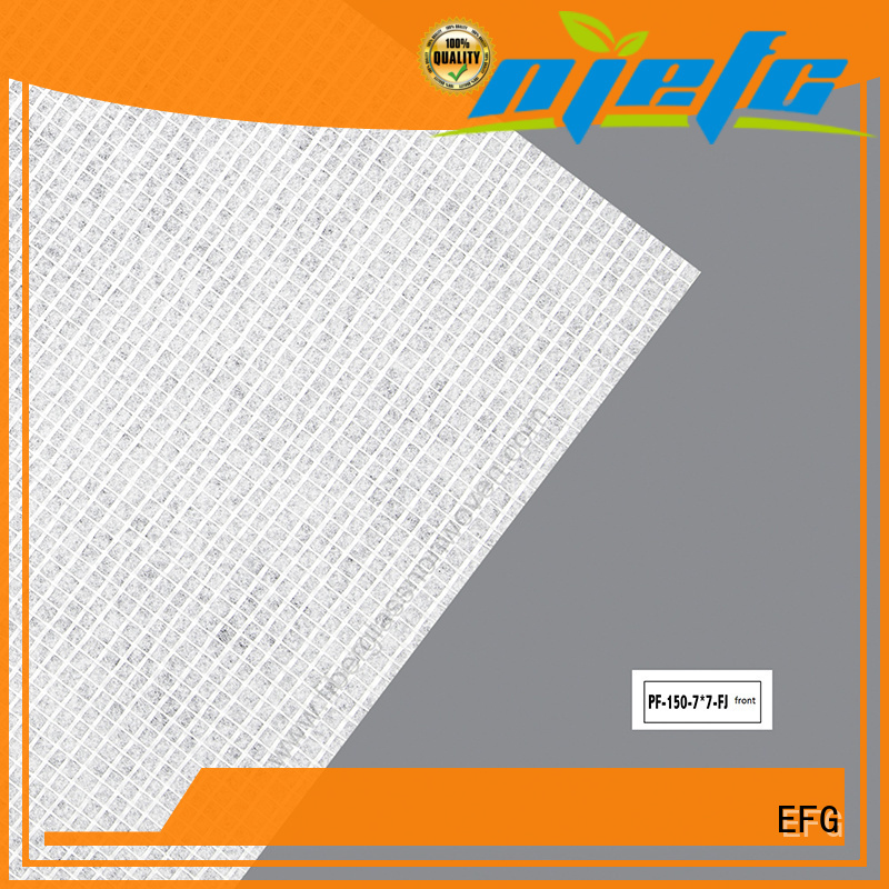 EFG hot-sale spunbond polyester best manufacturer for application of PVC floor frame