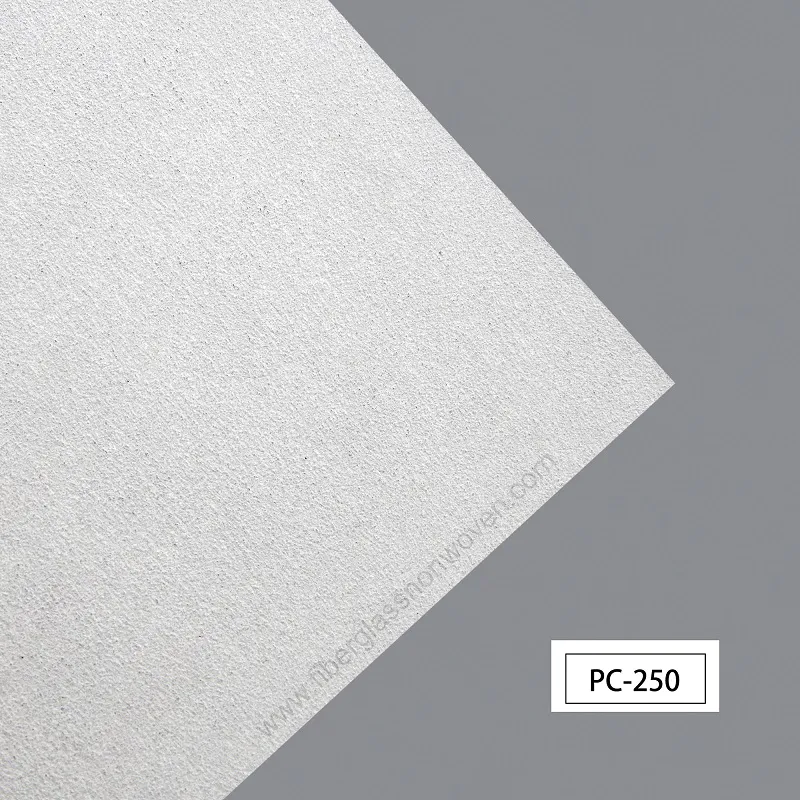 PVC impregnated fiberglass mat